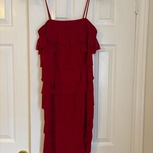 JS Collections Scarlet Tiered Mini Dress